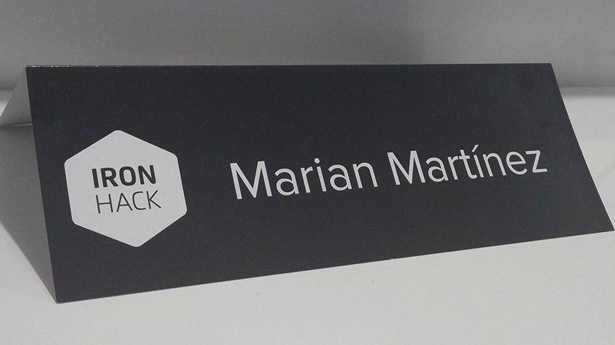 Marian Martínez Ironhack